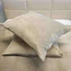 Zavelo Dekbedovertrek Velvet Comfort Taupe-2-persoons (200 x 200/220 cm)