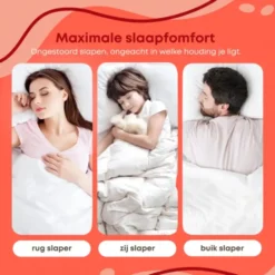 Zavelo Ecodown Hoofdkussen Synthetische Donsvezel