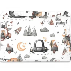 Zavelo Peuter Dekbedovertrek Cars Grijs 120 x 150 cm