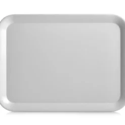 Zeller kopjes dienblad rechthoek - grijs - melamine - 43 x 32 cm