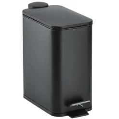 Zeller Prullenbak/pedaalemmer - metaal/kunststof - 5L - softclose