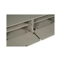Zwevend Tv-Meubel Beige Mangohout - 160x35x30cm - 3 Deuren - Vision